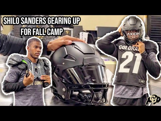 Shilo Sanders Gearing Up For Fall Camp