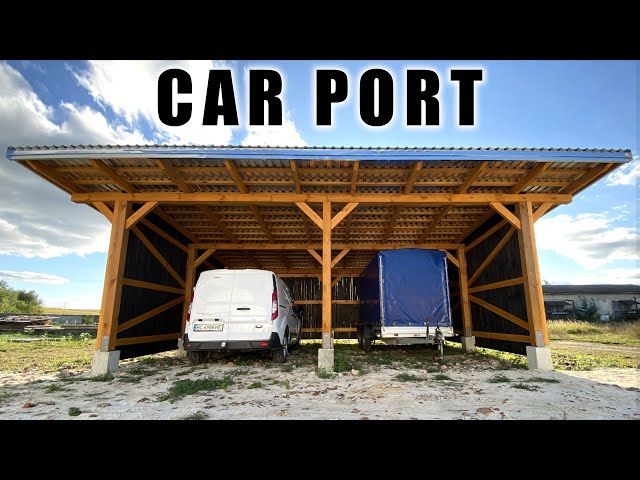 I Build Carport by myself in 1 month TIMELAPSE
