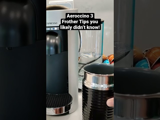 Control Your Coffee's Foam with this Hack You Need to Know! #frother  #nespresso #nespressomoments