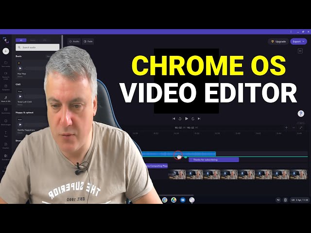 Video editing on a Chromebook