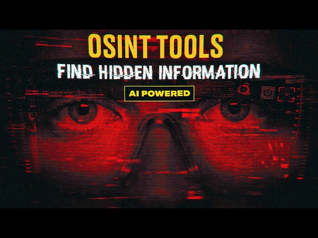 These OSINT Tools Find Hidden Information FAST | Scan Entire Web