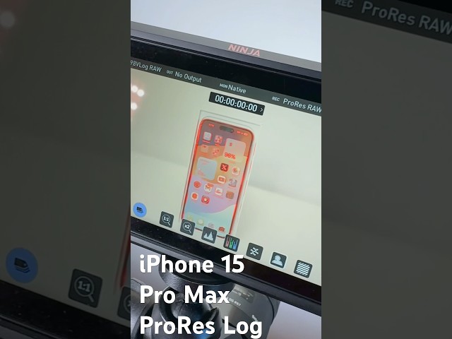 The Magic of the The iPhone 15 Pro Max - Replacing a Pro Camera USB C ProRes Log