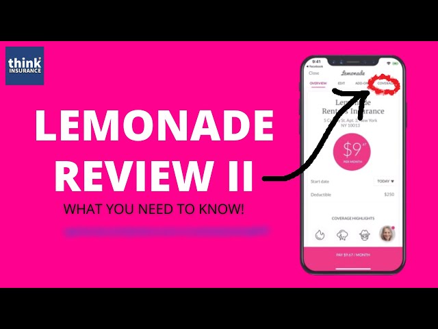 Lemonade Insurance Review II |  Why you should buy Lemonade