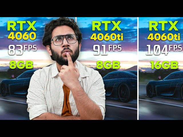 RTX 4060(8GB) Vs RTX 4060Ti(8GB) Vs RTX 4060Ti (16GB) - 12 Games Tested - 1440P & 4K