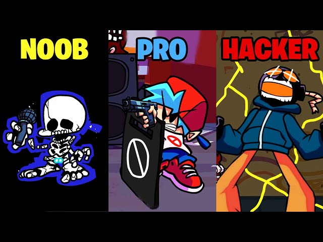 Noob vs Pro vs Hacker in Friday Night Funkin'