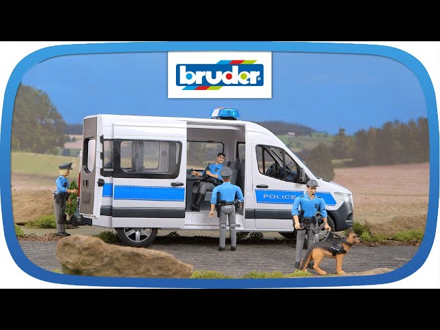 MB Sprinter Polizei Einsatzfahrzeug -- 02683 -- BRUDER Spielwaren