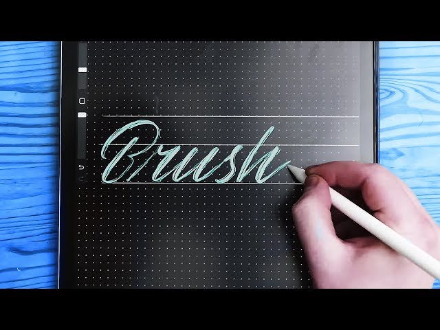 Procreate 4 | How To Make A Lettering Brush 🖌