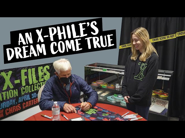 Meeting an X-Files icon | Chris Carter at the X-Files Museum