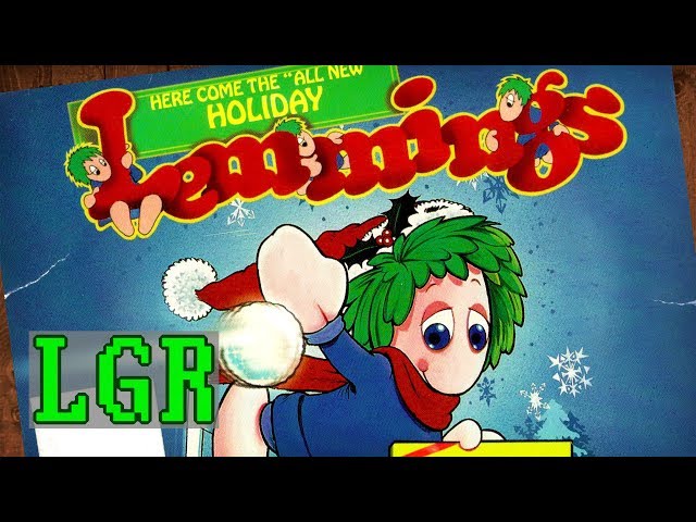 Holiday Lemmings: DOS PC Gaming Happiness