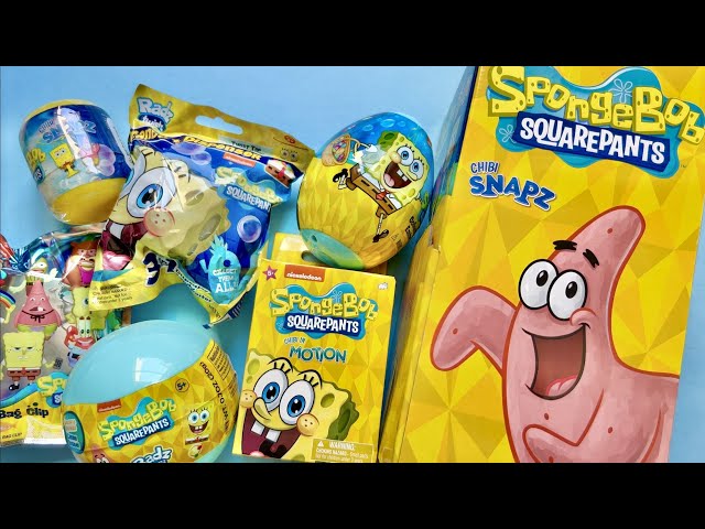 ASMR SpongeBob Huge Collection Mystery Surprise toys slime oddly satisfying NO talking