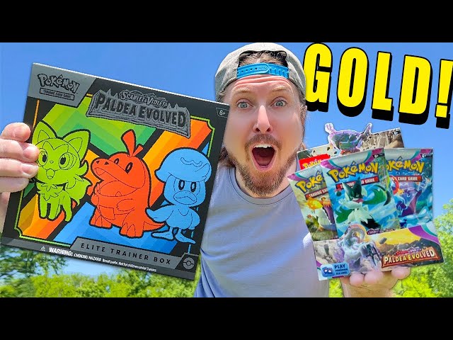 We *STRUCK GOLD* in this Pokemon PALDEA EVOLVED Opening!