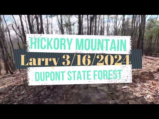 Dupont State Forest   Hickory Mountain 3-16-2024   Larry Byrnes