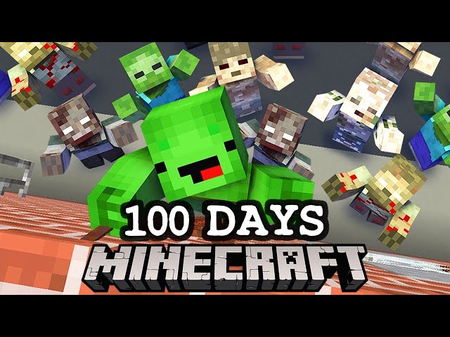 100 Days on a Zombie Apocalypse Island - Minecraft