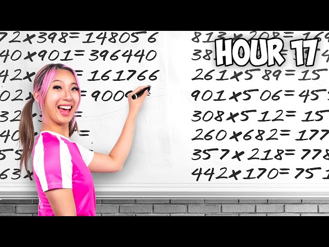 10,000 Math Problems In 24 Hours!
