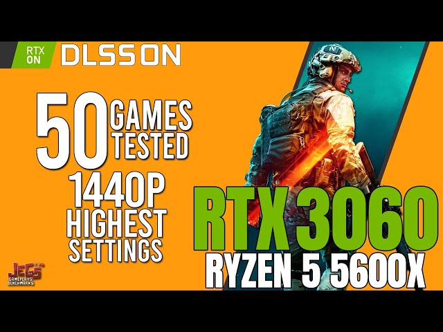 RTX 3060 | 50 games tested | highest settings 1440p benchmarks!