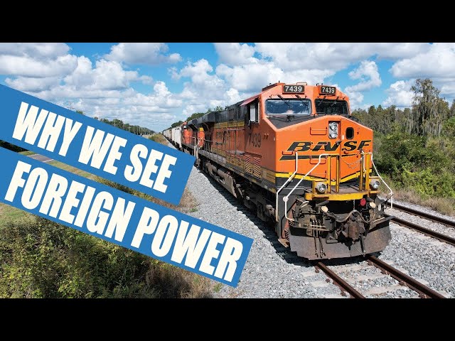 Why We See Foreign Locomotives