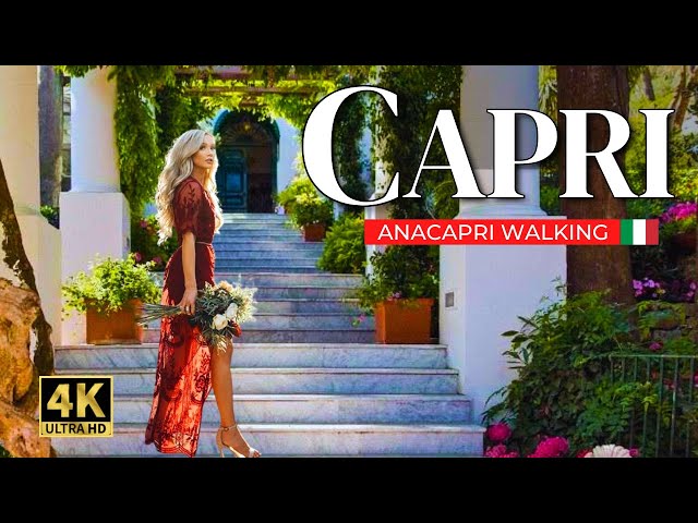 4K Walking tour of CAPRI ❤️ The Most Beautiful Island in Italy