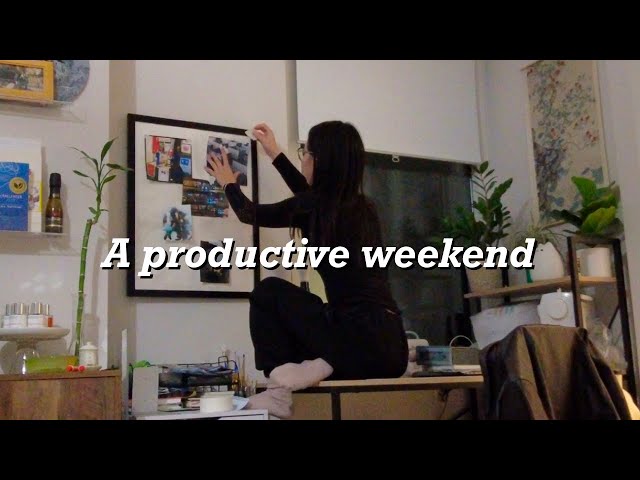 a productive weekend vlog fashion student in nyc