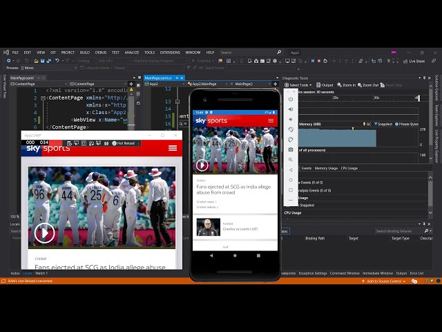 WebView in Xamarin.Forms using Visual Studio 2019 | Getting Started