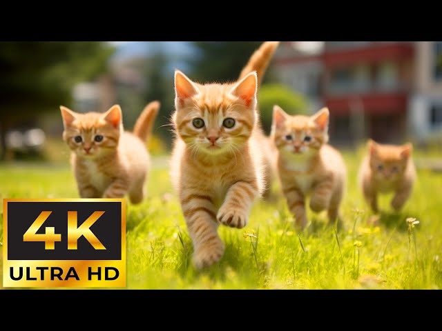 Mischievous Moments With Baby Animals And Relaxing Music - Baby Animals 4K