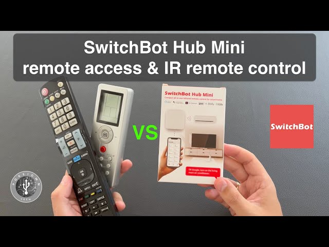 Switchbot Hub mini - Remote access for switchbot devices and IR remote control replacement