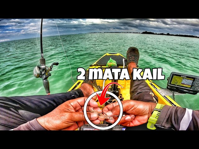 Teknik Gang Hook Udang Turun Je Terus Kena - Kayak Fishing Melaka