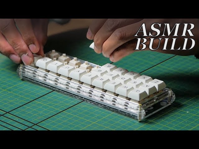 ASMR Complete Mechanical Keyboard Build + Typing