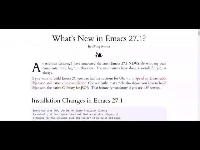 EmacsConf 2020 - 01 - Emacs News Highlights - Sacha Chua