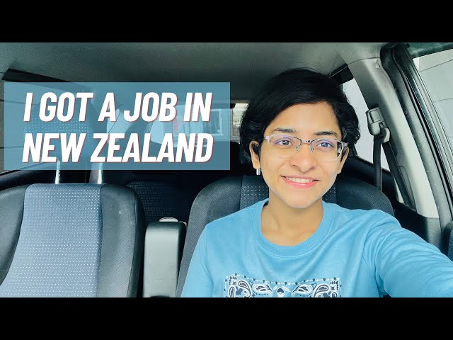 I got a job in New Zealand!