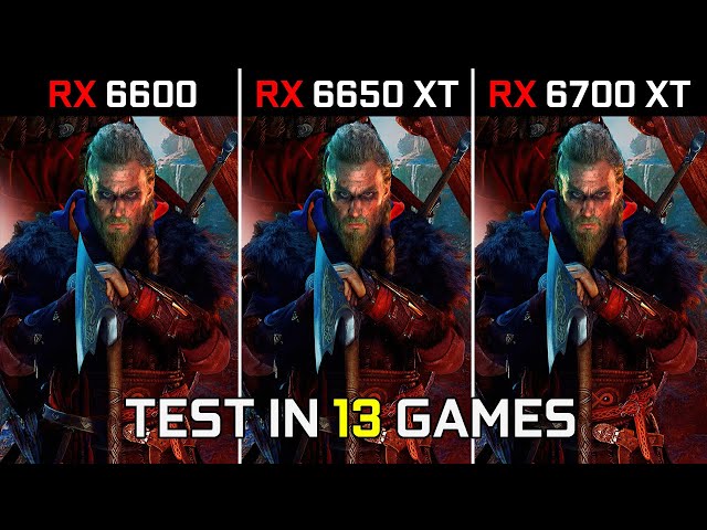 RX 6600 vs RX 6650 XT vs RX 6700 XT | Test in 15 Games at 1440p | 2022