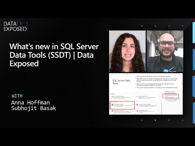 What's new in SQL Server Data Tools (SSDT) | Data Exposed