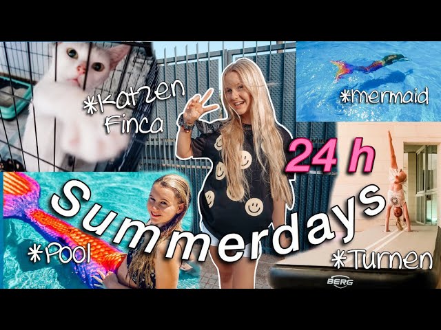 SUMMER DAYS IN MY LIFE UNTERWASSER TIKTOK, KATZENFINCA, TURNEN & POOL  | MaVie Noelle