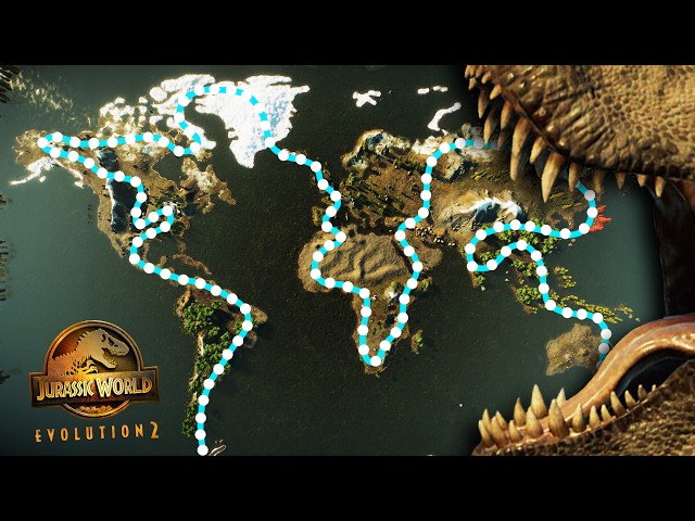 Around The (Jurassic) World In 36 Minutes | Jurassic World Evolution 2 Park Tour