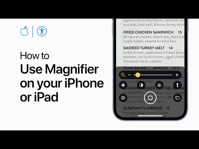 How to use Magnifier on your iPhone, iPad, or iPod touch | Apple Support