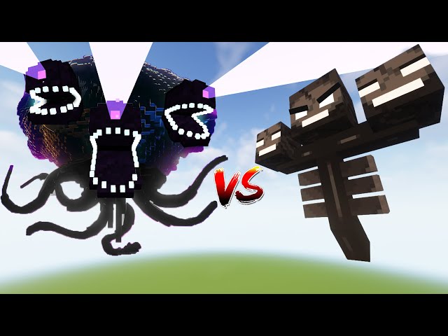MEGA WITHER STORM VS MEGA WITHER (BATTLE OF BOSSES)
