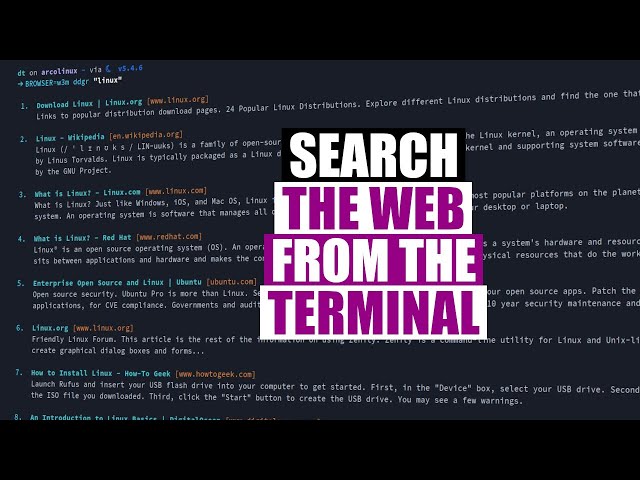 3 Command Line Apps To Search The Web