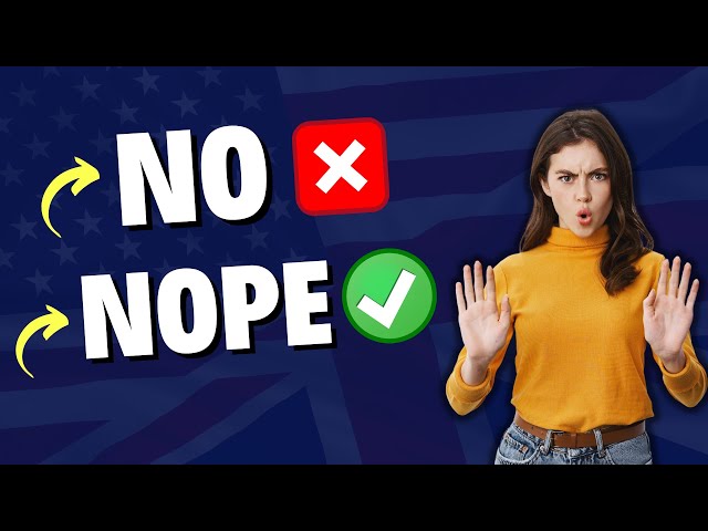 16 Different Ways to Say NO in English - English Vocabulary