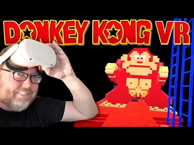 Climbing My Way to the TOP in Donkey Kong VR