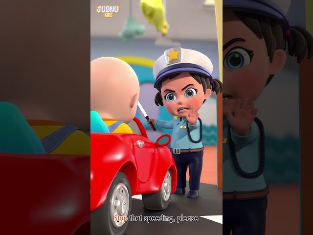 i m Police officer Little Rescue Squad - Fire Truck, Police Car, Ambulance | Cars World #shorts