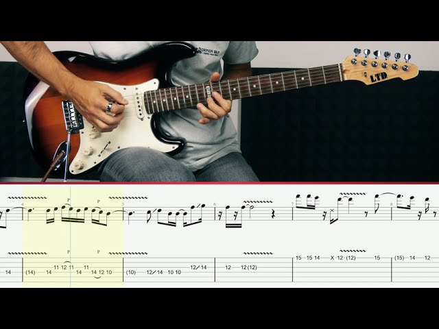 Pink Floyd - Dogs - 1st Solo (Guitar Tutorial)