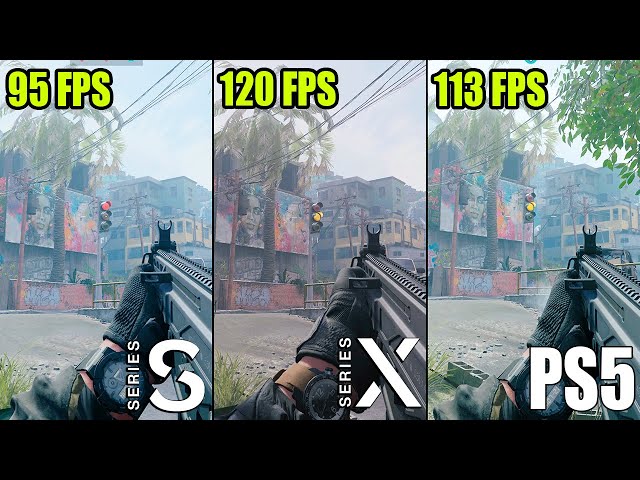 COD: Modern Warfare 3 Xbox Series S vs. Series X vs. PS5 Comparison | Technical Review 120FPS Mode