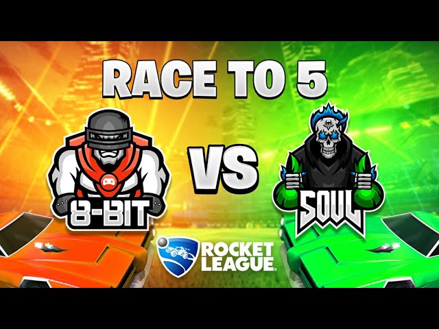 Rocket League : SouL vs 8bit || Race to 5 || Fun Highlights