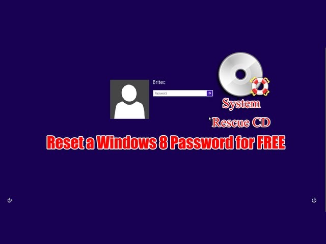 Reset a Windows 8 Password for FREE