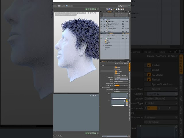 Modo | Fur Material Layer Effects