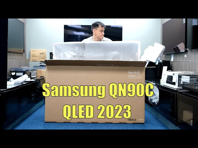 Samsung QN90C QLED 2023 Unboxing, Setup, Test and Review with 4K HDR Demo Videos