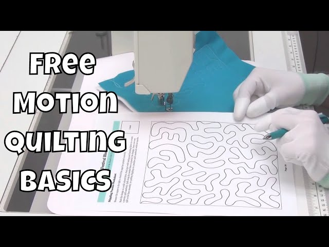 Beginner Free Motion Quilting on a Sewing Machine + Stitch Stippling
