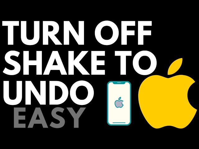 How to Turn Off Shake to Undo on iPhone & iPad - Stop Undo Typing