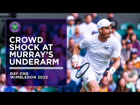Centre Court Stunned by Andy Murray's Underarm Serve | Wimbledon 2022