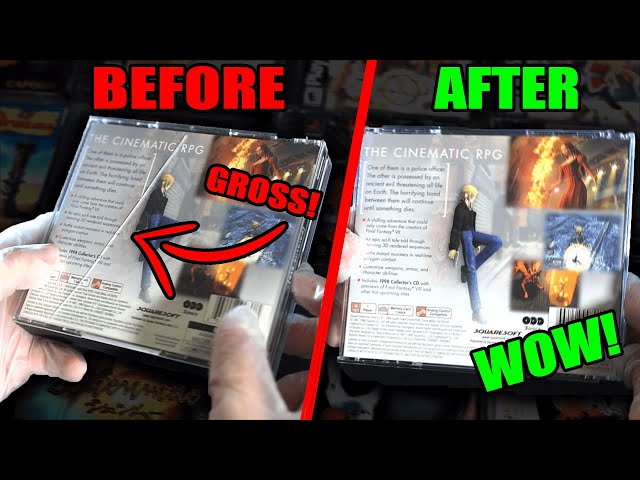 HOW TO FIX AND PROTECT PSONE (PSX) GAME CD CASES | MAKE THEM LOOK BRAND NEW! - HM