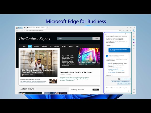 Microsoft Edge for Business | The  browser for business with innovations in AI and productivity